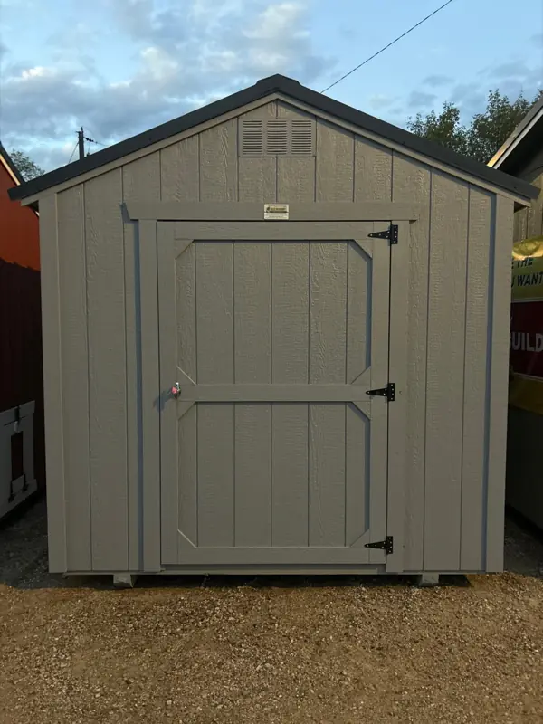 8×12 Utility storage building on the St. Boni lot